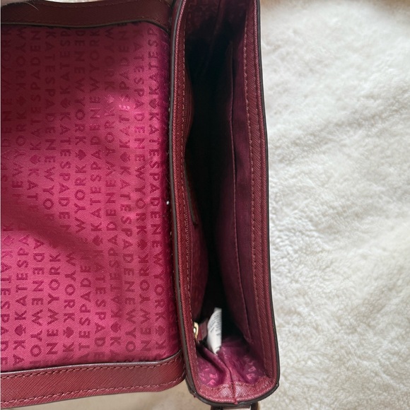 Kate Spade Burgundy Crossbody Bag - Picture 6 of 8